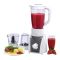 Black & Decker Blender With Grinder And Mincer Mill, White, 500 Watts, BX580
