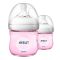Avent Natural Feeding Bottle, 2-Pack, 0m+, 125ml/4oz, SCF691/23