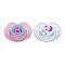 Avent Fashion Soothers, 2-Pack, 0-6m, Pink/Blue, Owl/Stars, SCF196/18