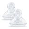 Nuk First Choice+ Small Feed Silicone Anti-Colic Teat, 0-6m, 2-Pack, 10709244