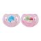 Avent Classic Soothers 2-Pack 6-18m (Pink) - SCF169/34