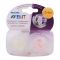 Avent Transparent Soothers 2-Pack 0-6m - SCF170/18
