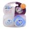 Avent Night Time Orthodontic Soothers 2-Pack 6-18m - SCF176/22