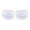Avent Transparent Soothers 2-Pack, 6-18m, SCF170/22