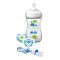 Avent Natural Elephant Design Gift Feeding Set, 260ml/9oz, 1m+, Green, SCD627/13