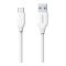 Anker PowerLine USB-C To USB 3.0 Cable 3ft White - A8163H21