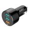 Aukey 3-Port USB Car Charger, Black, CC-T11