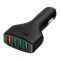 Aukey 4-Port Car USB Charger, Black, CC-T9