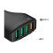 Aukey 4-Port Car USB Charger, Black, CC-T9