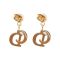 CD Style Girls Earrings, Golden, NS-047