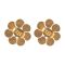 LV Style Girls Earrings, Golden, NS-052