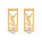 YSL Style Girls Earrings, Golden, NS-058