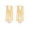 YSL Style Girls Earrings, Golden, NS-058