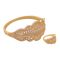 Girls Ring and Bracelet Set, Golden, NS-002