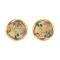 Girls Earrings, Golden/Multi, NS-082