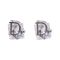 Dior Style Girls Earrings, Silver, NS-0106