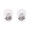 Dior Style Girls Earrings, Silver, NS-0106