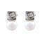 Gucci Style Girls Earrings, Silver, NS-0117