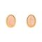 Girls Earrings, Peach, NS-0137