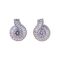 Girls Earrings, Silver, NS-0143