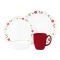 Corelle Livingware Breakfast Set, Spring Pink, 16 Pieces