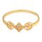 LV Style Girls Bracelet, Golden, NS-0159