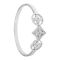 LV Style Girls Bracelet, Silver, NS-0159