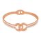 Channel Style Girls Bracelet, Rose Gold, NS-0160
