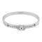 Channel Style Girls Bracelet, Silver, NS-0171