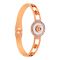 Rolex Style Girls Bracelet, Rose Gold, NS-0175