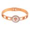 Rolex Style Girls Bracelet, Rose Gold, NS-0175
