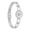 Rolex Style Girls Bracelet, Silver, NS-0175