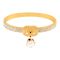 Channel Style Girls Bracelet, Golden, NS-0178