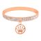 Rolex Style Girls Bracelet, Rose Gold, NS-0179