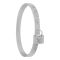 LV Style Girls Bracelet, Silver, NS-0183