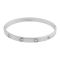 Cartier Style Girls Bracelet, Silver, NS-0186