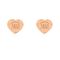 Tiffany Style Girls Locket & Earrings Set, Rose Gold, NS-0194