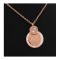Gucci Style Girls Locket & Earrings Set, Rose Gold, NS-0198