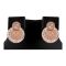 Gucci Style Girls Locket & Earrings Set, Rose Gold, NS-0198