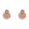 Gucci Style Girls Locket & Earrings Set, Rose Gold, NS-0198