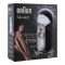 Braun Silk Epil SkinSpa Sonic Exfoliator, Wet & Dry, White/Purple, 901