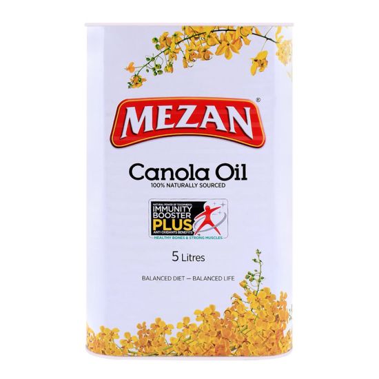 Mezan Canola Oil 5 Litres Tin