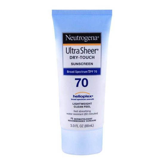 Neutrogena Ultra Sheer Dry-Touch Sunscreen, SPF 70, 88ml
