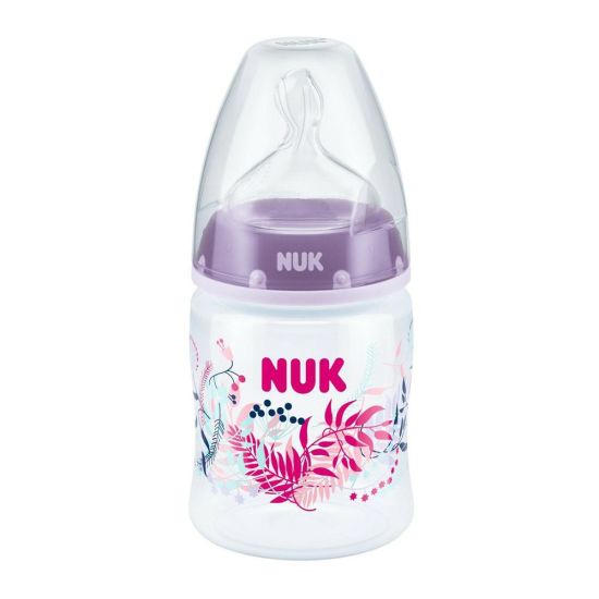Nuk First Choice No. 1 Feeding Bottle, 0-6m, Medium Feed, 150ml, 3347