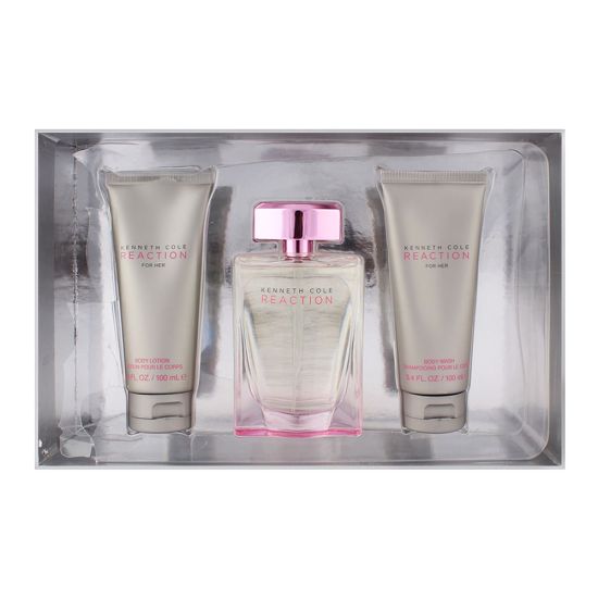 Kenneth Cole Reaction For Her Eau de Parfum 100ml + Body Lotion + Shower Gel