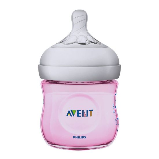 Avent Natural Feeding Bottle 0m+ 125ml (Girls) - SCF691/13