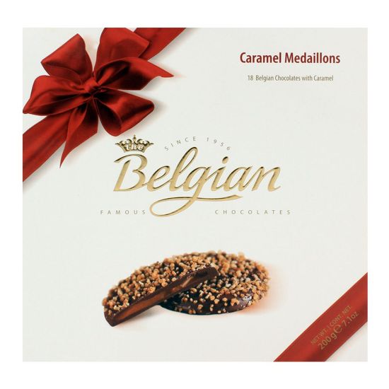 Belgian Caramel Medaillons Chocolate 200gm