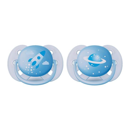 Avent Ultra Soft Soothers 2-Pack 6-18m - SCF222/23