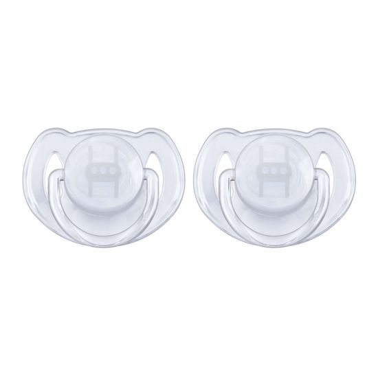 Avent Transparent Soothers 2-Pack, 6-18m, SCF170/22