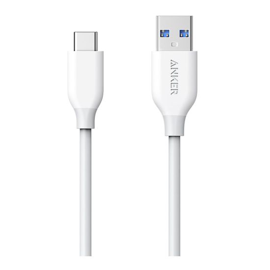 Anker PowerLine USB-C To USB 3.0 Cable 3ft White - A8163H21